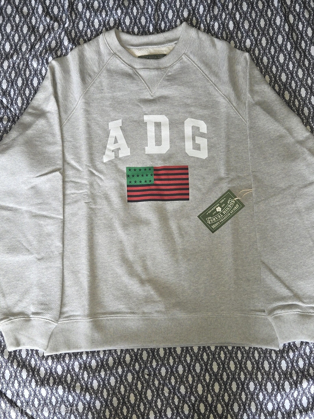 Denim Tears ADG 1619 Pan African Flag Crewneck Sweatshirt